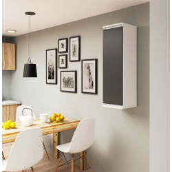 Dulap suspendat Akord W30 (White/Graphite Grey) Thumb