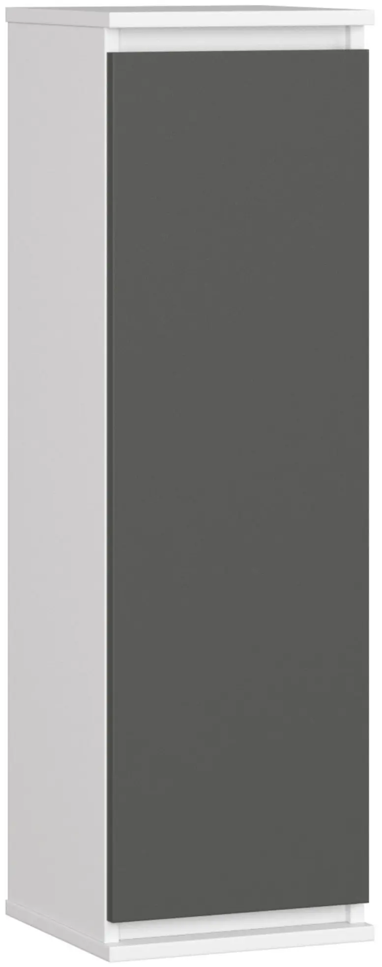 Dulap suspendat Akord W30 (White/Graphite Grey)