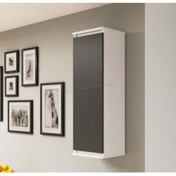 Dulap suspendat Akord W30 (White/Graphite Grey)