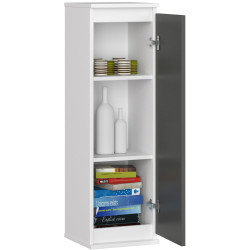 Dulap suspendat Akord W30 (White/Graphite Grey) Thumb