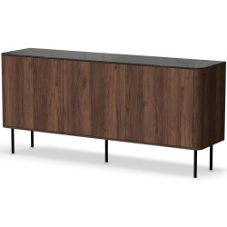 Тумба Halmar Solano KM-1 (Walnut/Black Marble) Thumb