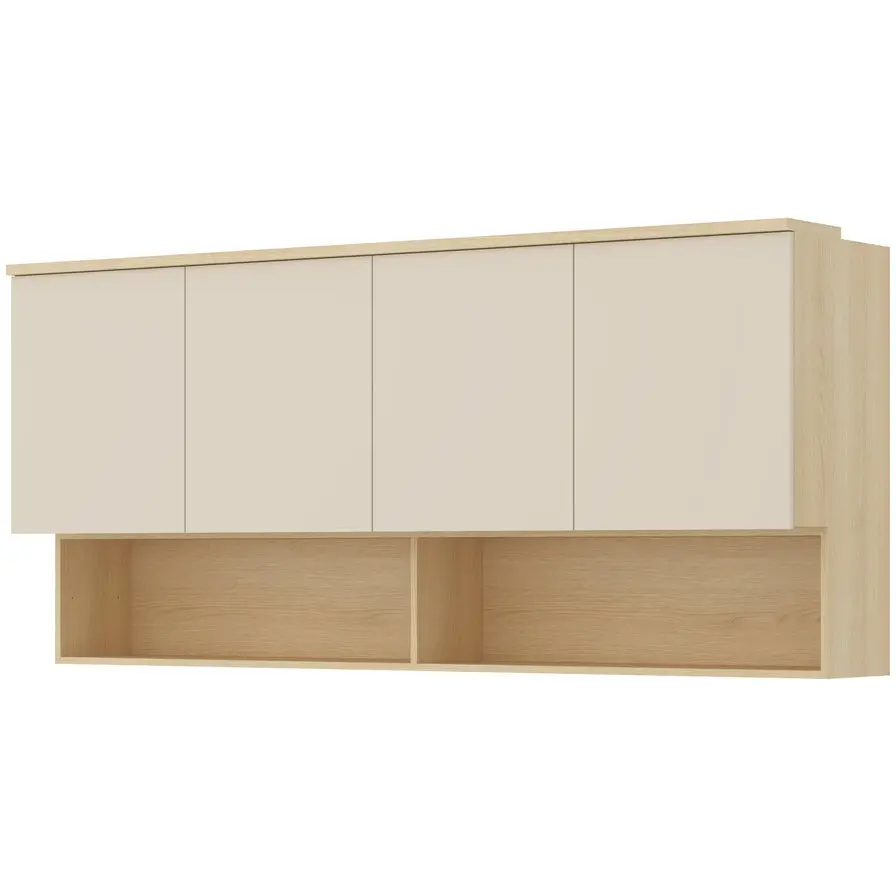 Настенный шкаф Helvetia Terra 24LBON13 (Lindberg oak/Sand beige) - 2