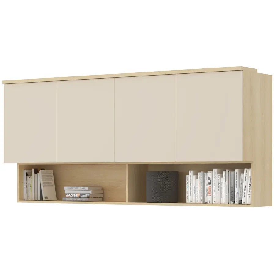 Настенный шкаф Helvetia Terra 24LBON13 (Lindberg oak/Sand beige) - 3