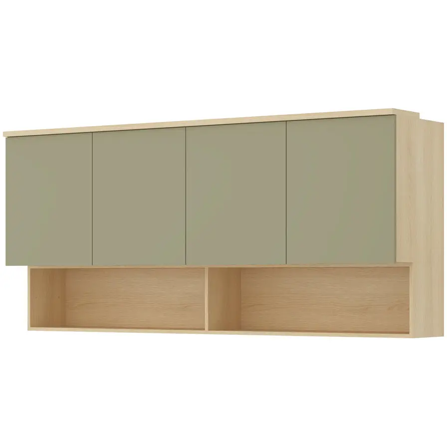 Dulap de perete Helvetia Terra 24LEON13 (Lindberg oak/Eucalyptus) - 2