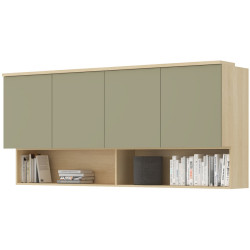 Dulap de perete Helvetia Terra 24LEON13 (Lindberg oak/Eucalyptus) Thumb