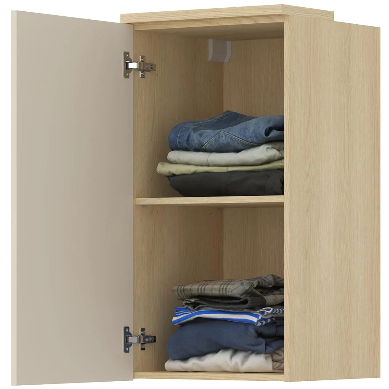 Настенный шкафчик Helvetia Terra 24LBON10 (Lindberg oak/Sand beige) - 4