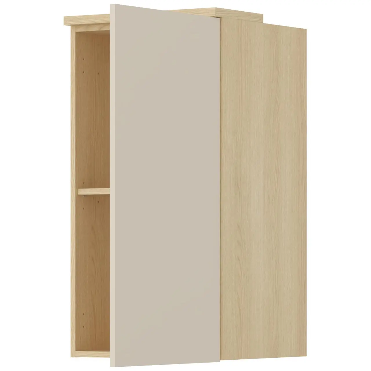 Настенный шкафчик Helvetia Terra 24LBON10 (Lindberg oak/Sand beige) - 5