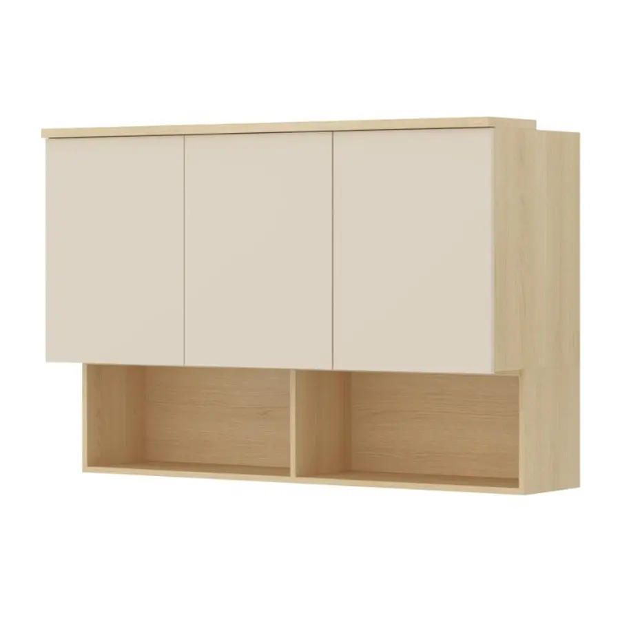 Настенный шкафчик Helvetia Terra 24LBON11 (Lindberg oak/Sand beige) - 2