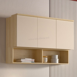 Настенный шкафчик Helvetia Terra 24LBON11 (Lindberg oak/Sand beige)