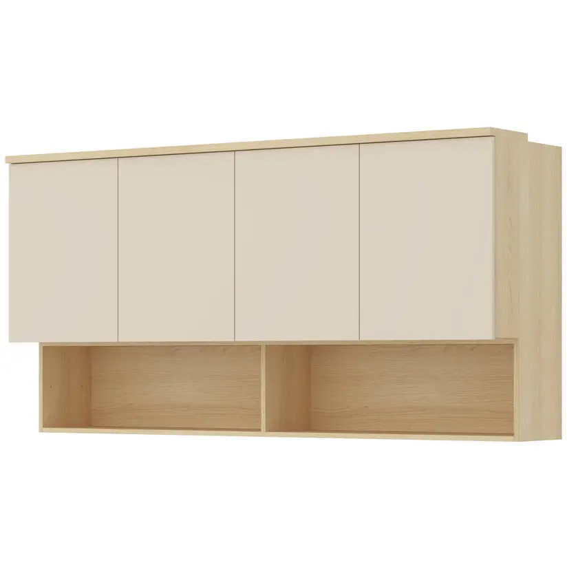 Настенный шкафчик Helvetia Terra 24LBON12 (Lindberg oak/Sand beige) - 2