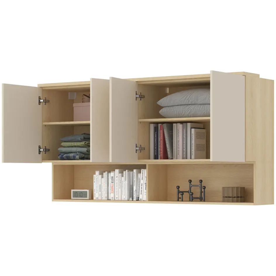Настенный шкафчик Helvetia Terra 24LBON12 (Lindberg oak/Sand beige) - 5