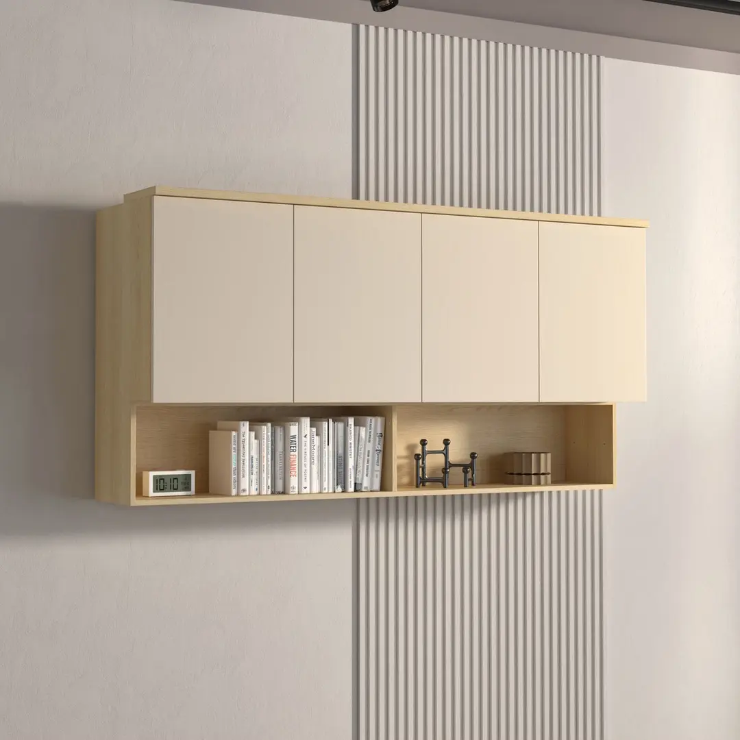 Настенный шкафчик Helvetia Terra 24LBON12 (Lindberg oak/Sand beige)