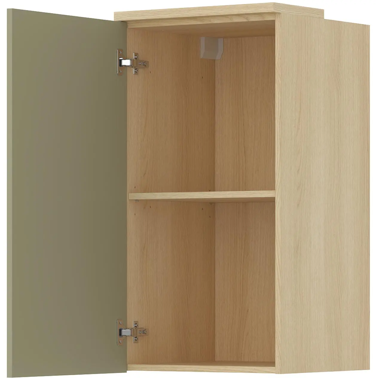 Dulap de perete Helvetia Terra 24LEON10 (Lindberg oak/Eucalyptus) - 3