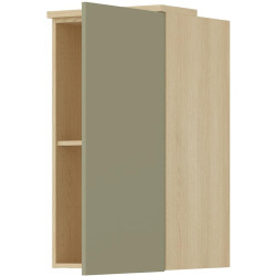 Dulap de perete Helvetia Terra 24LEON10 (Lindberg oak/Eucalyptus) Thumb