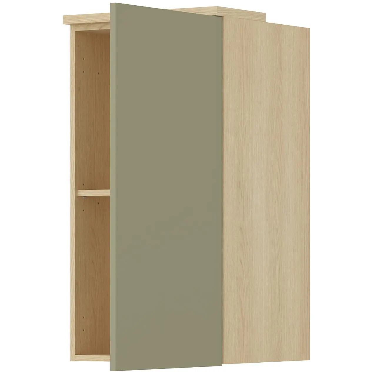 Dulap de perete Helvetia Terra 24LEON10 (Lindberg oak/Eucalyptus) - 5