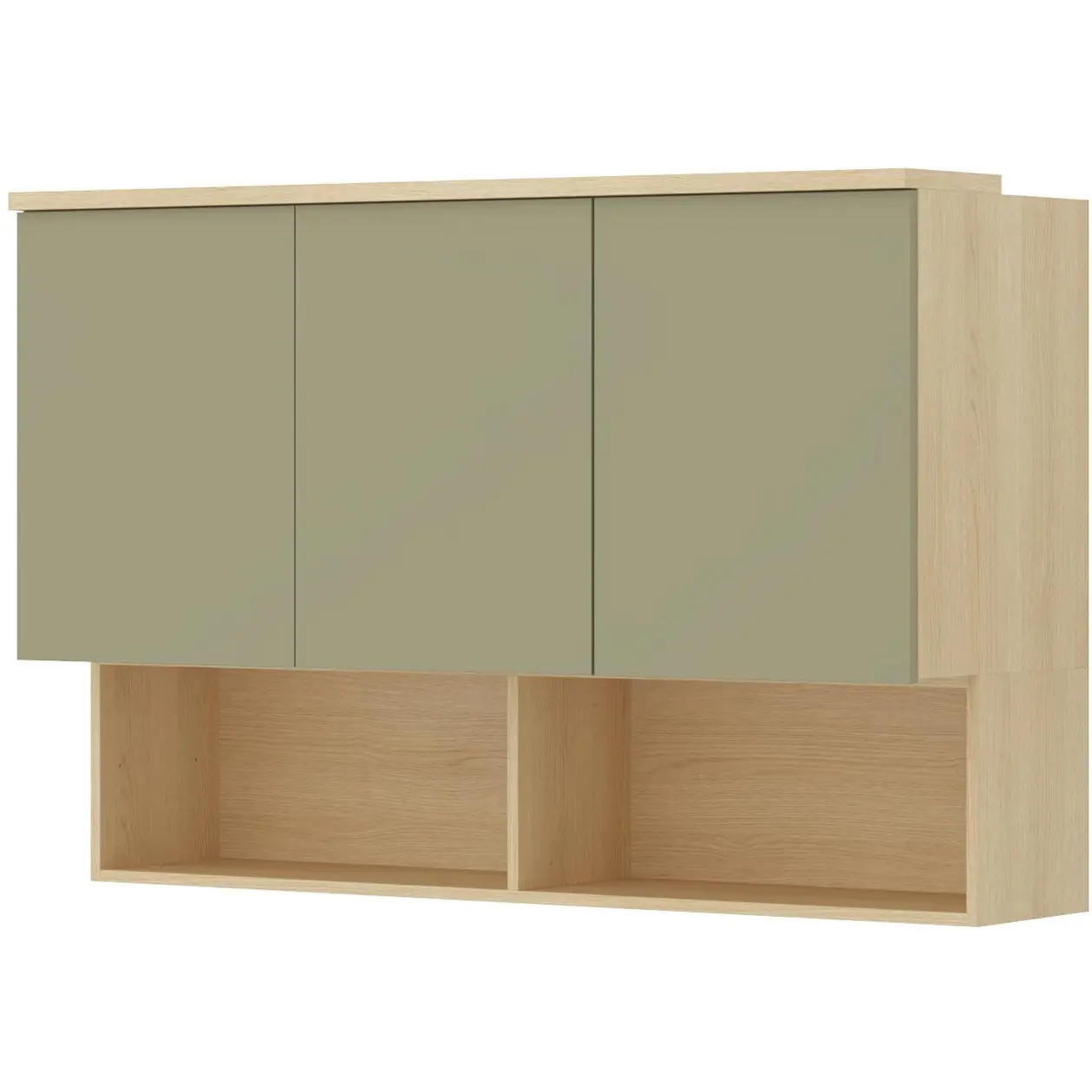 Dulap de perete Helvetia Terra 24LEON11 (Lindberg oak/Eucalyptus) - 2
