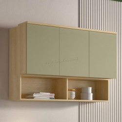 Настенный шкафчик Helvetia Terra 24LEON11 (Lindberg oak/Eucalyptus)