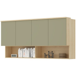 Dulap de perete Helvetia Terra 24LEON12 (Lindberg oak/Eucalyptus) Thumb