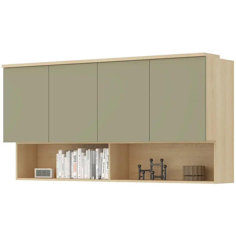 Dulap de perete Helvetia Terra 24LEON12 (Lindberg oak/Eucalyptus) - 3