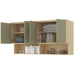 Dulap de perete Helvetia Terra 24LEON12 (Lindberg oak/Eucalyptus) Thumb