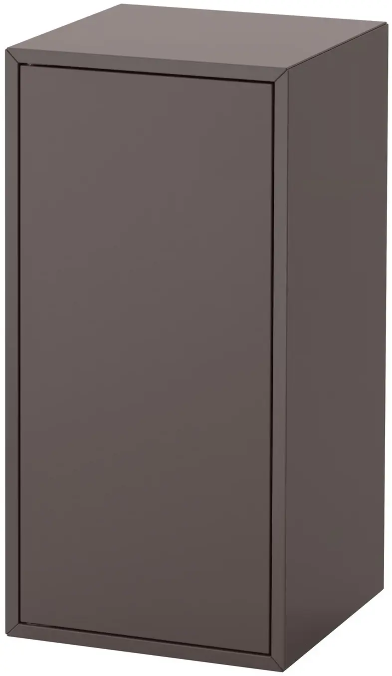 Шкафчик навесной Ikea Eket полка/дверца 35x35x70 (Темно-серый) - 2