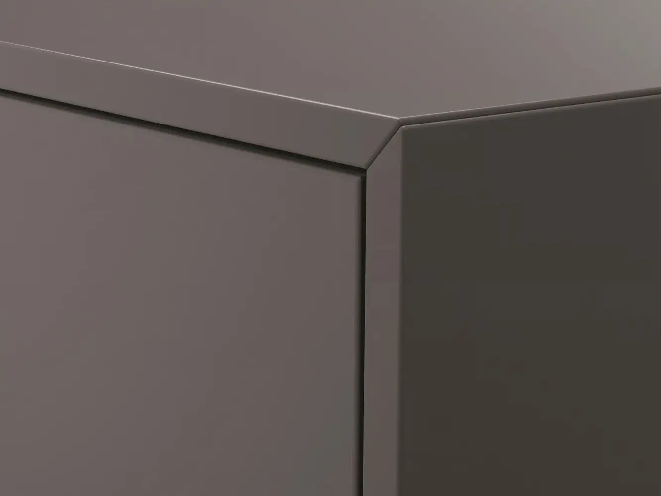 Шкафчик навесной Ikea Eket полка/дверца 35x35x70 (Темно-серый) - 3