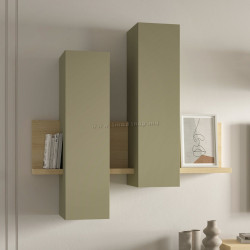 Настенный шкафчик Helvetia Bota 24LEFG04 (Lindberg Oak/Eucalyptus)