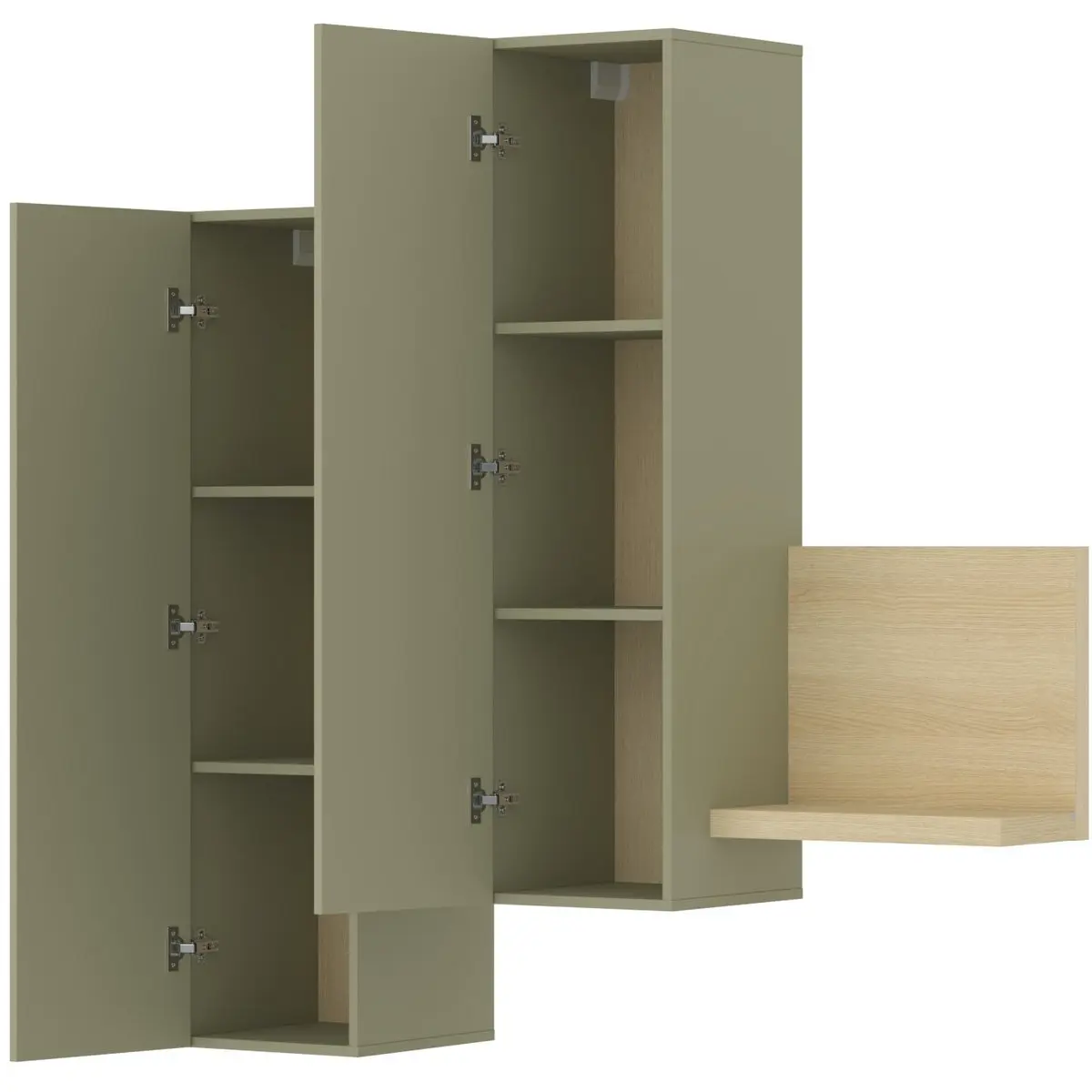 Настенный шкафчик Helvetia Bota 24LEFG04 (Lindberg Oak/Eucalyptus) - 4