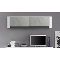 Dulap suspendat Yasen Bodena (Nymphaea Alba/Oxid Light/Black)