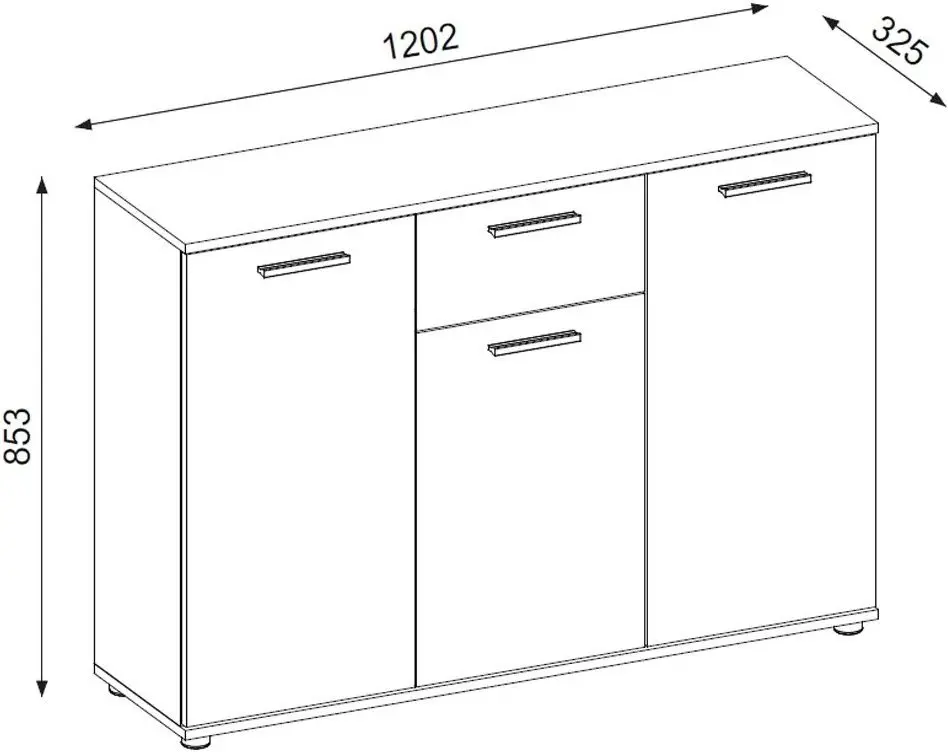 Tumba Yasen Berno BE 3 3U1S (Matera/Old Style Dark)