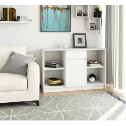 Comoda Akord B-17 120cm 1D 1SZ (White)