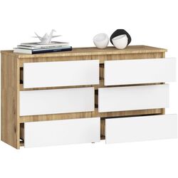 Comoda Akord CL 100 6S (Artisan Oak/White) Thumb