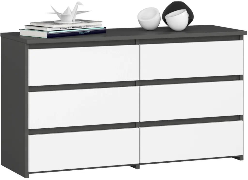 Comoda Akord CL100 6SZ (Graphite Grey/White)