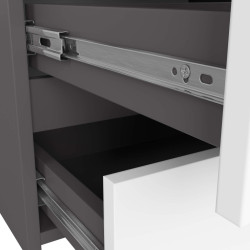 Comoda Akord CL100 6SZ (Graphite Grey/White) Thumb