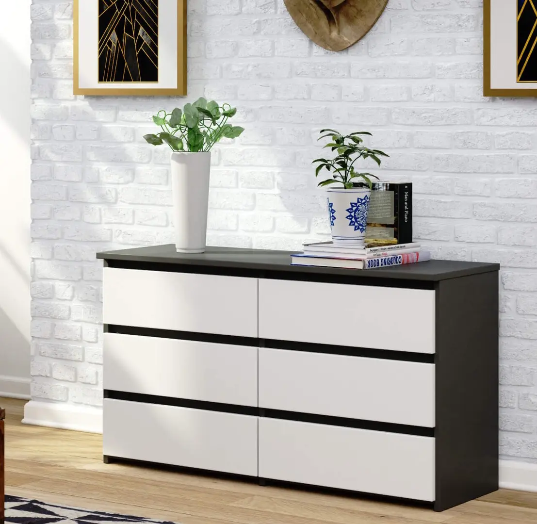 Comoda Akord CL100 6SZ (Graphite Grey/White)