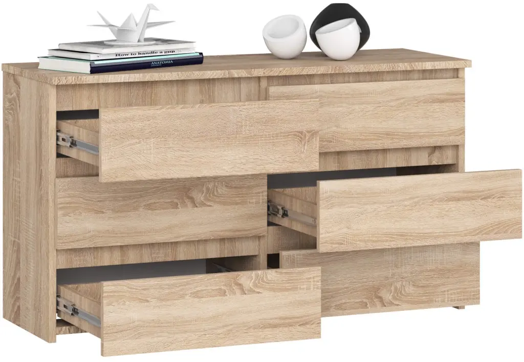 Comoda Akord CL100 6SZ (Sonoma Oak)