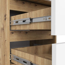 Comoda Akord CL3 40cm 3SZ (Artisan Oak/White) Thumb