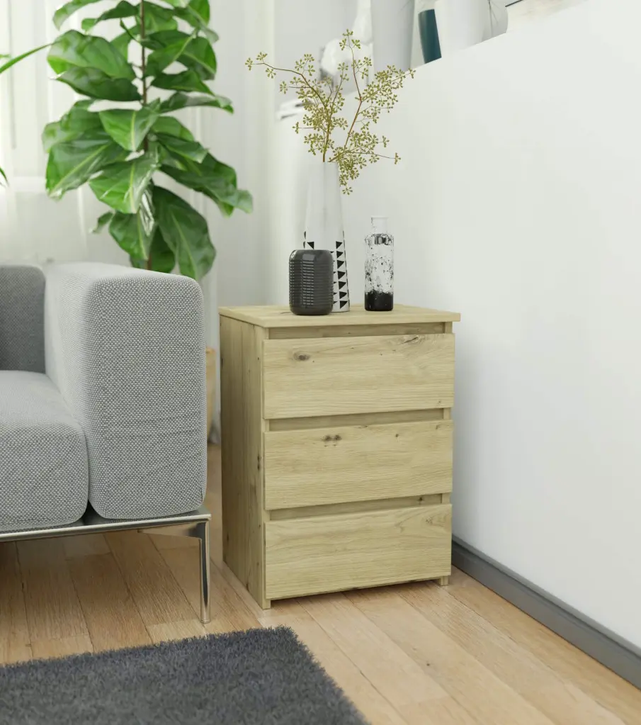 Comoda Akord CL3 40cm 3SZ (Artisan Oak)