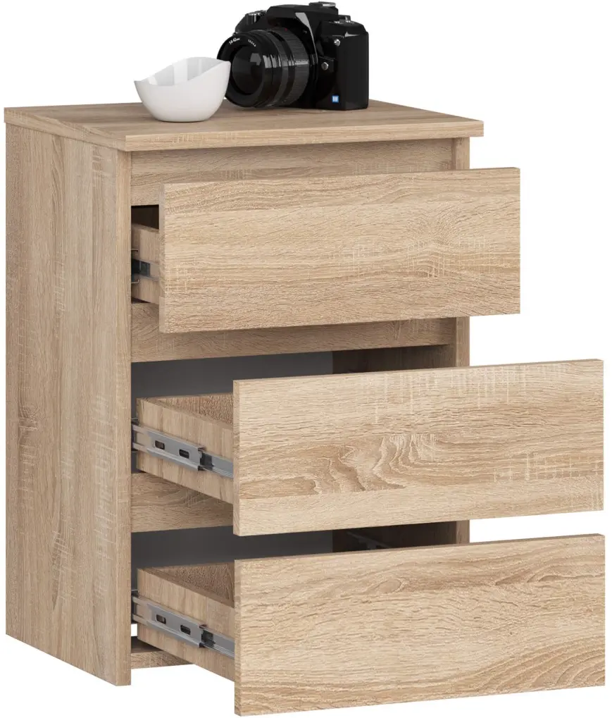 Comoda Akord CL3 40cm 3SZ (Sonoma Oak)