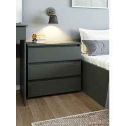 Comoda Akord CL3 60cm 3SZ (Graphite Grey)