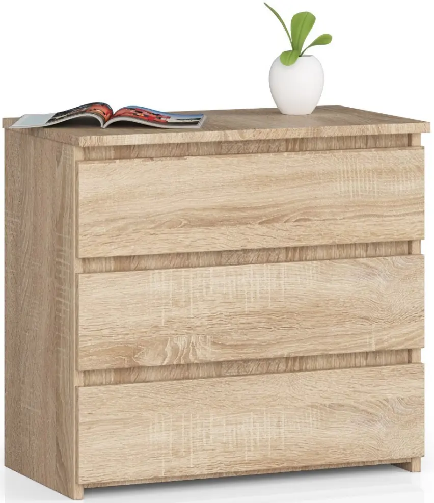 Комод Akord CL3 60см 3SZ (Sonoma Oak)