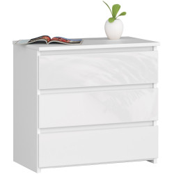 Комод Akord CL3 60см (White/Glossy White) Thumb