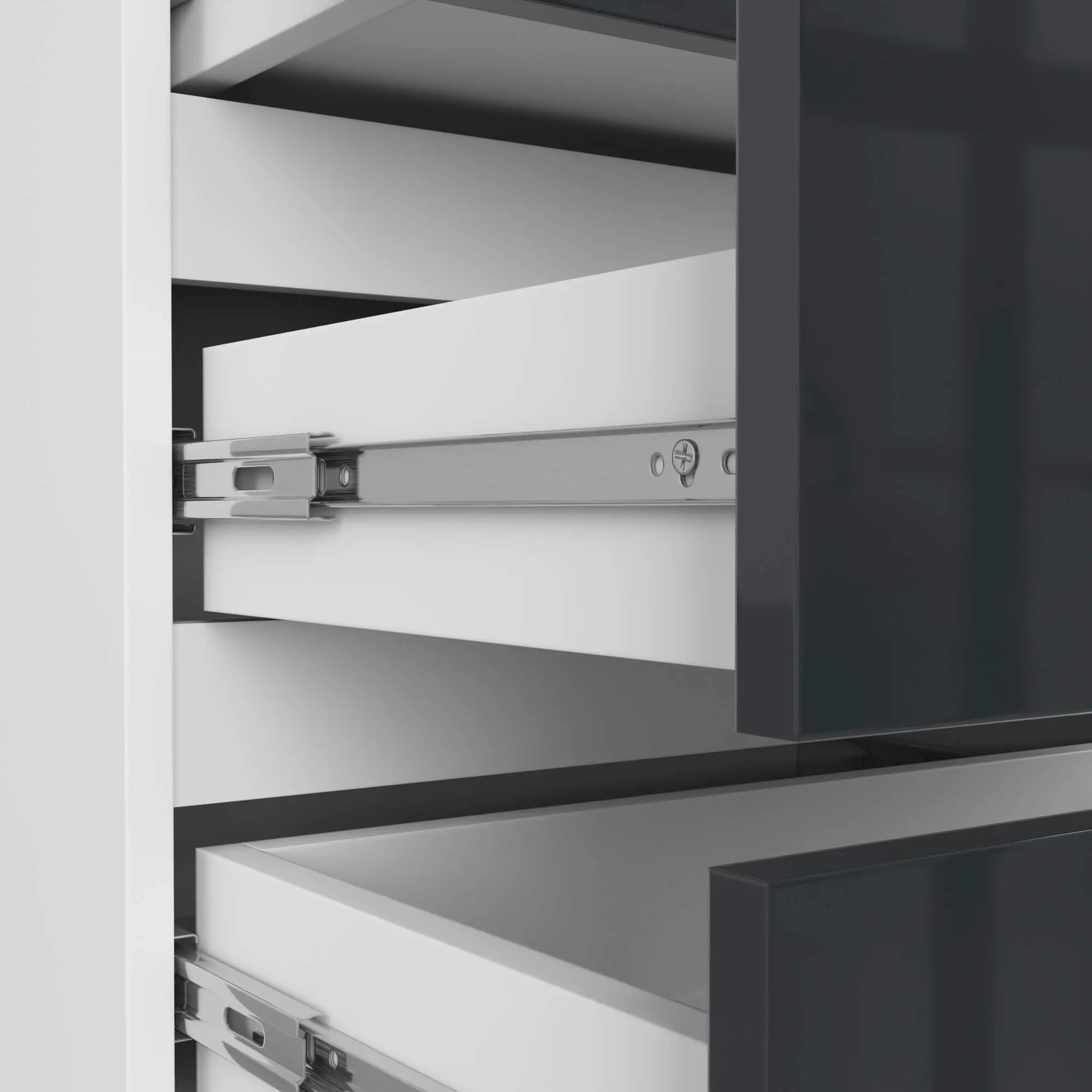 Comoda Akord CL3 60cm (White/Graphite Gloss)