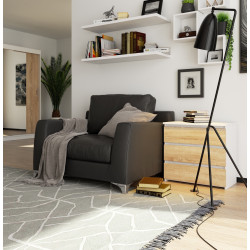 Comoda Akord CL3 60cm (White/Sonoma Oak) Thumb