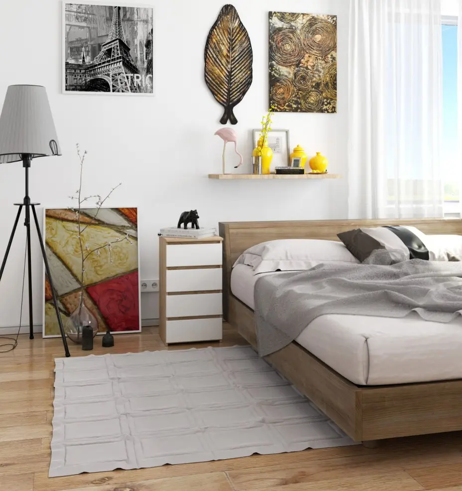 Comoda Akord CL4 40 4SZ (Sonoma Oak/White)