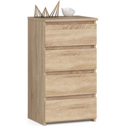 Comoda Akord CL4 40cm 4SZ (Sonoma Oak) Thumb