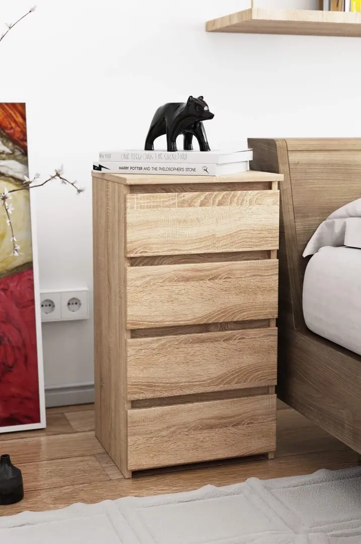 Comoda Akord CL4 40cm 4SZ (Sonoma Oak)