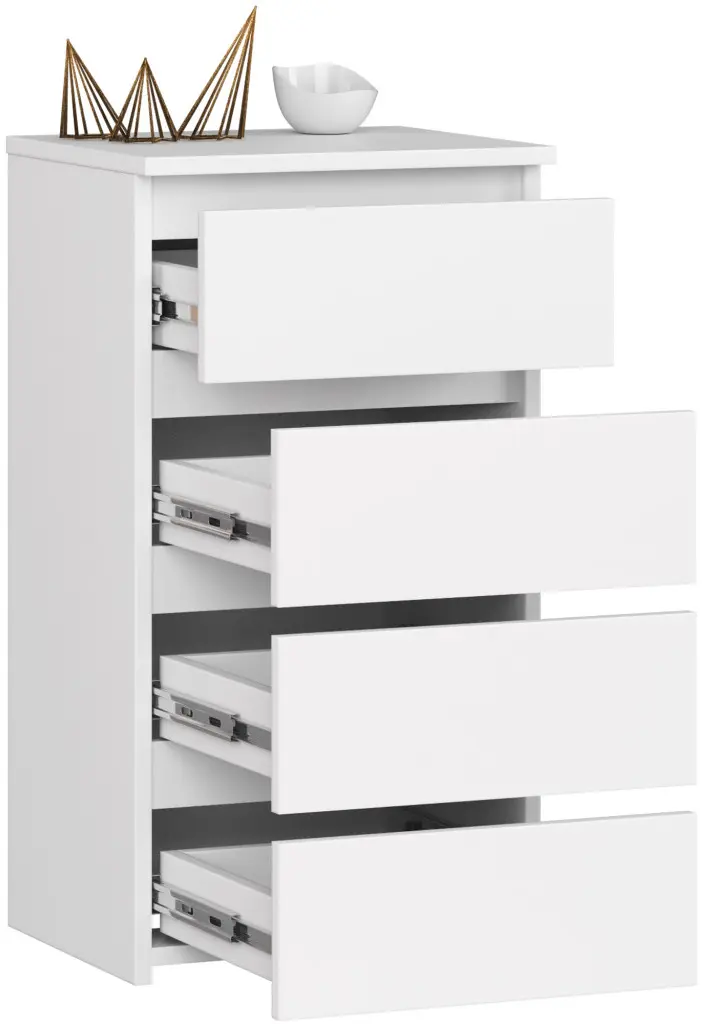 Comoda Akord CL4 40cm 4SZ (White)