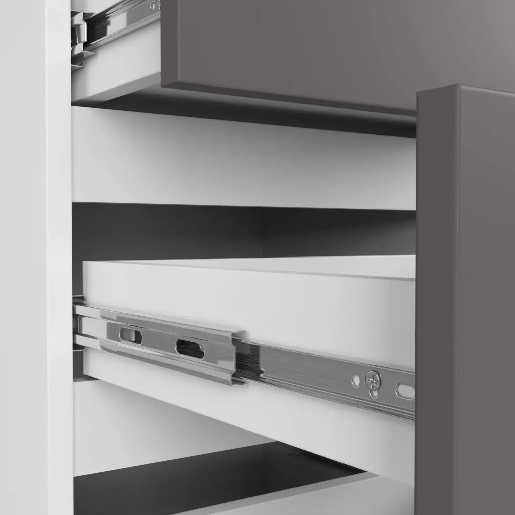 Comoda Akord CL4 40cm 4SZ (White/Graphite Grey)