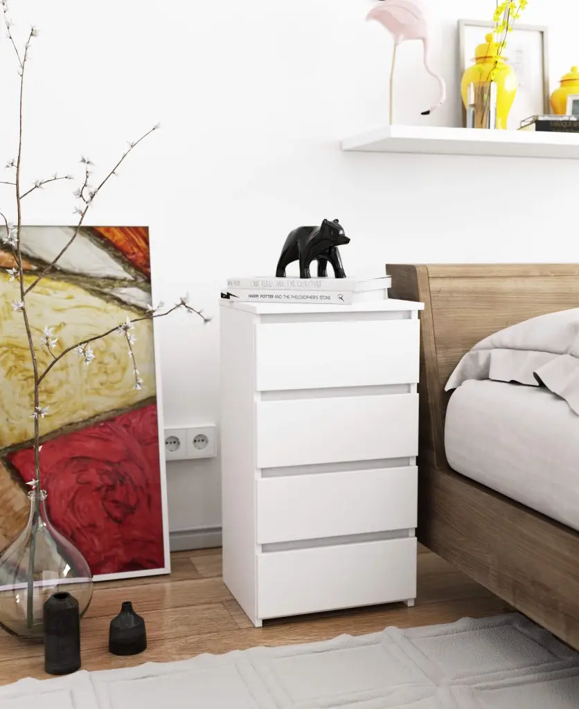 Comoda Akord CL4 40cm 4SZ (White)